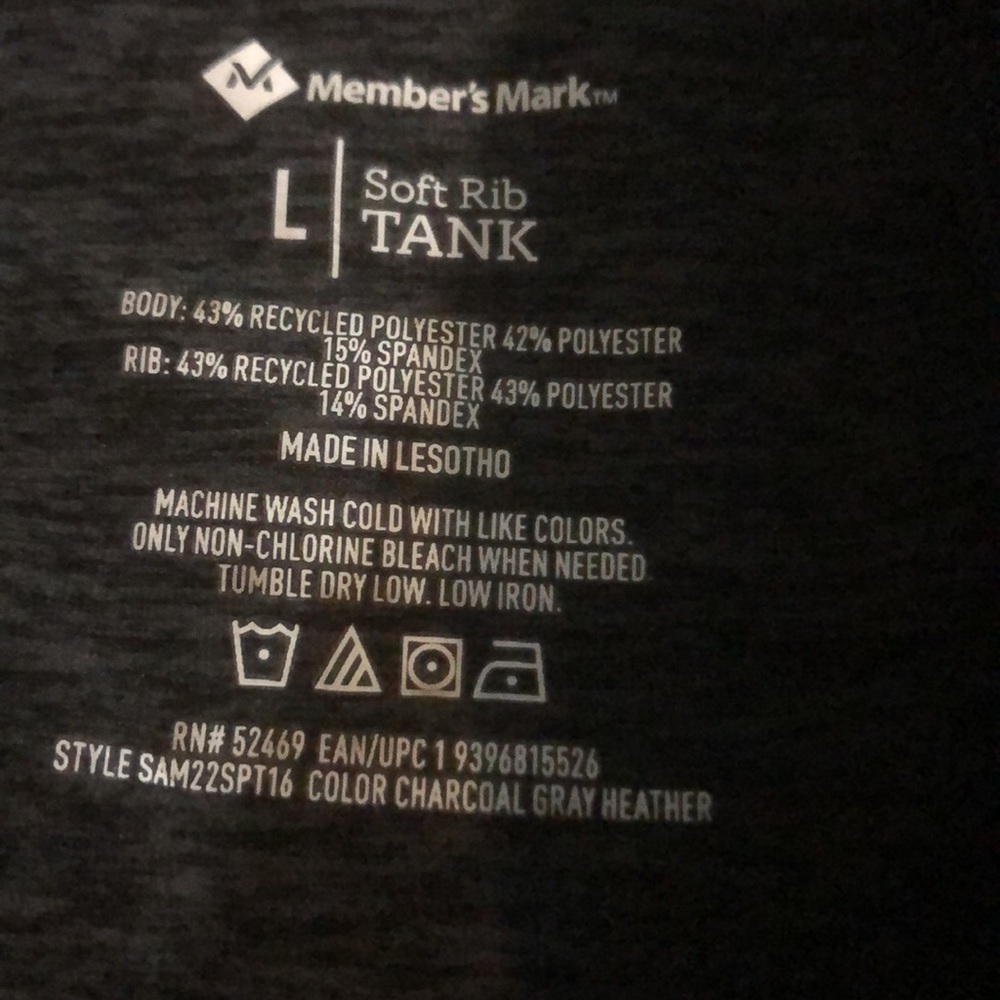 Members Mark Soft Ribbed Tank - image 3